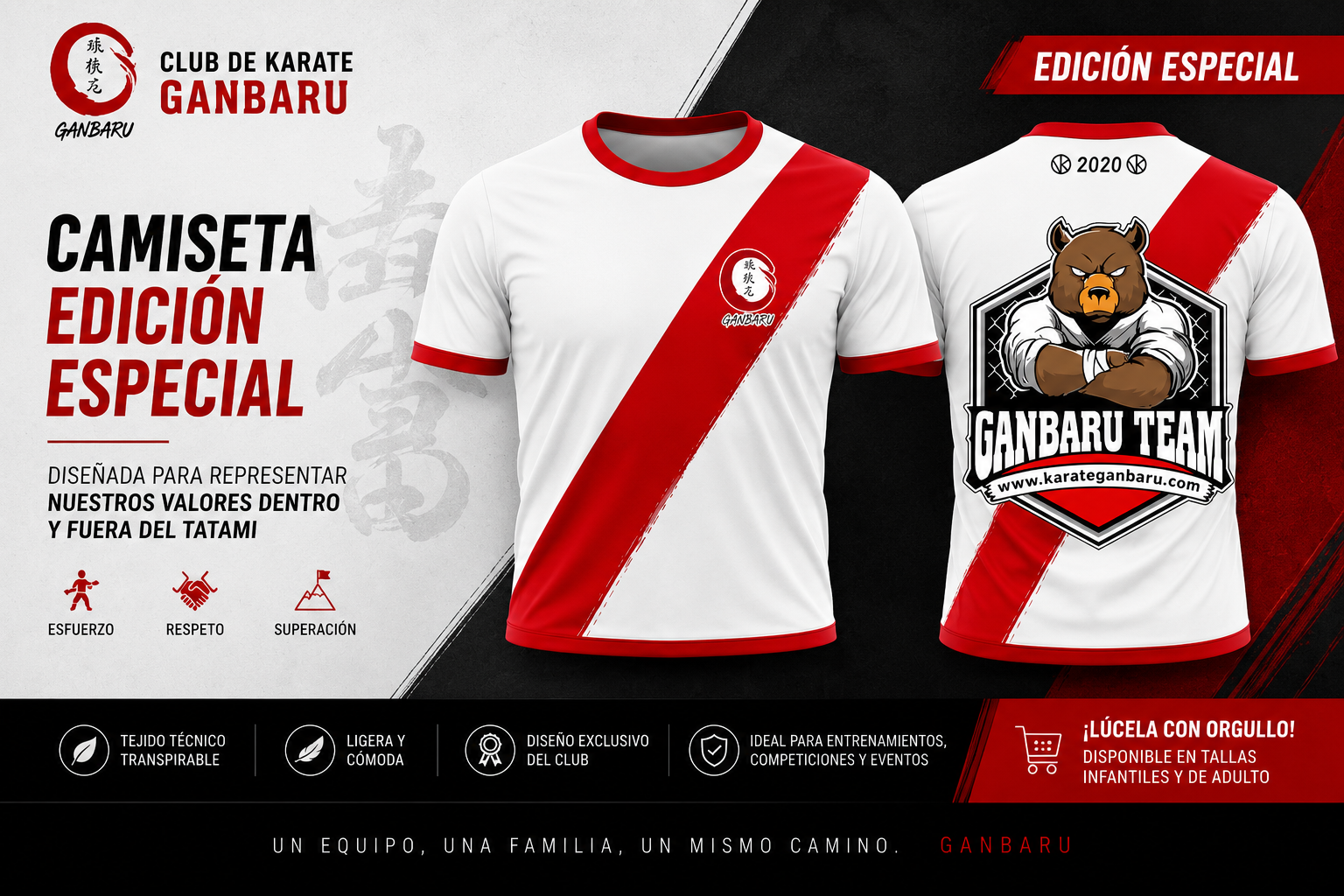 Camiseta técnica blanca