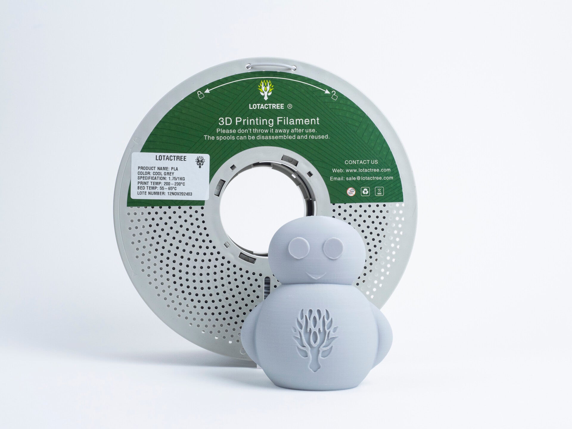 PLA Lotactree Cool Grey