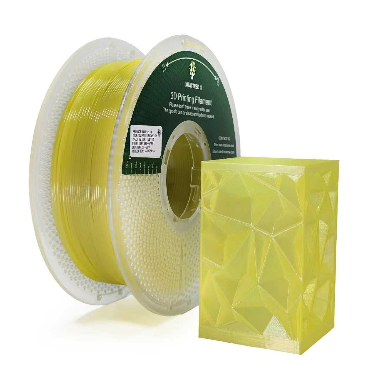 PETG Lotactree Transparent Lemon