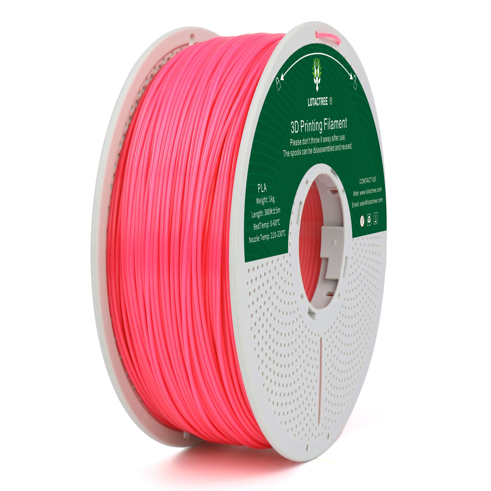 PLA Lotactree Neon Pink (Neon Rose Red)