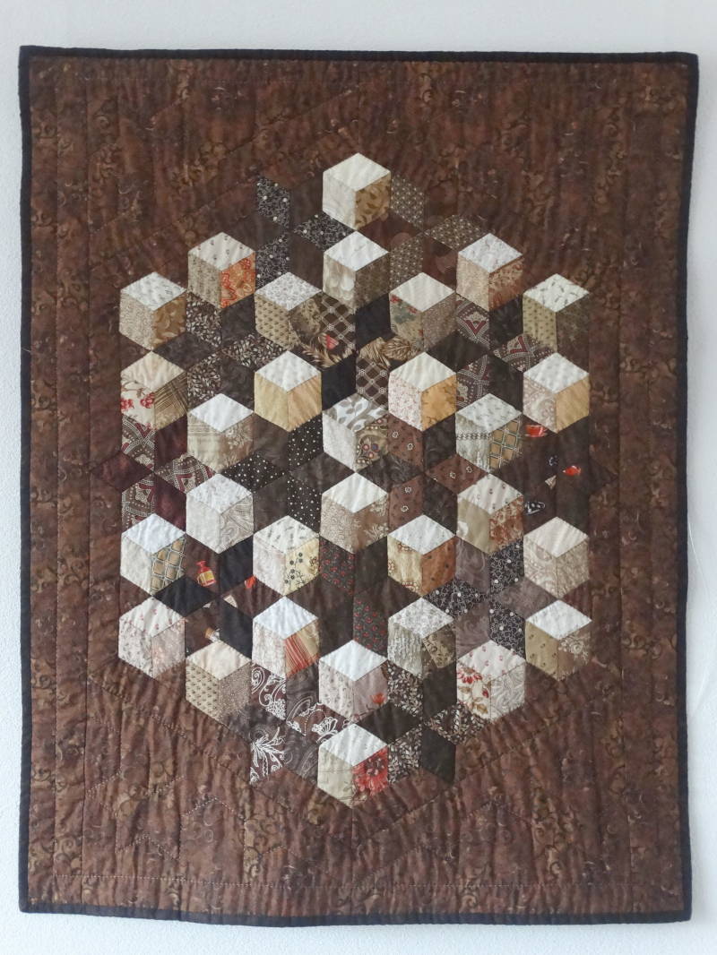 quilt tumbling blocks