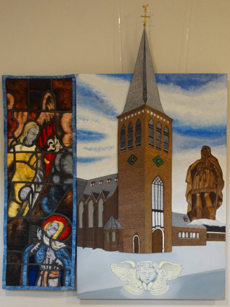 quilt kerkraam glas in lood