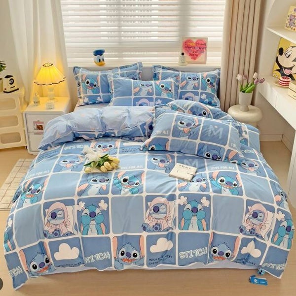 HOUSSE DE COUETTE + TAIE D'OREILLER STITCH