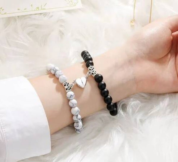 BRACELET PERLE COEUR AMITIE