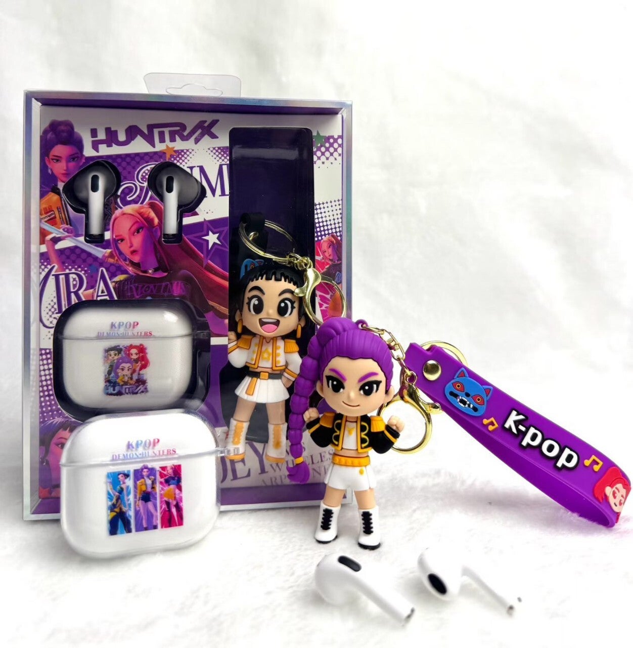 ÉCOUTEUR KPOP BLUETOOTH AVEC PORTE CLÉS