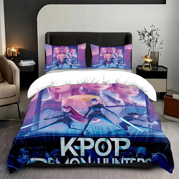 HOUSSE DE COUETTE +  TAIE D'OREILLER KPOP