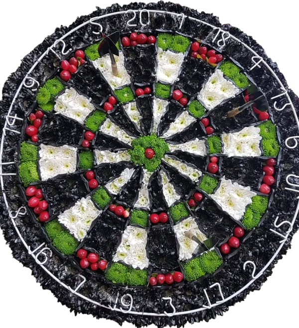 Dartboard tribute