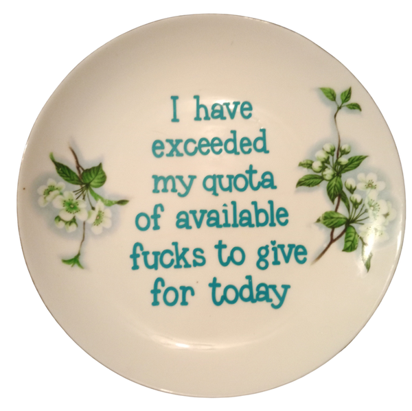 Quota of fucks