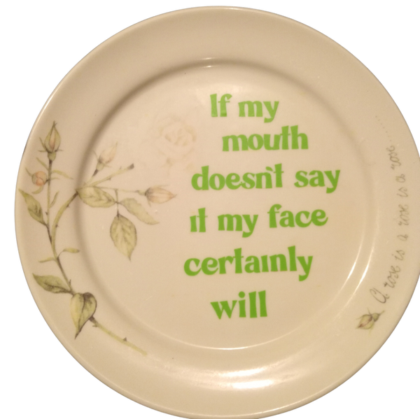 My face will