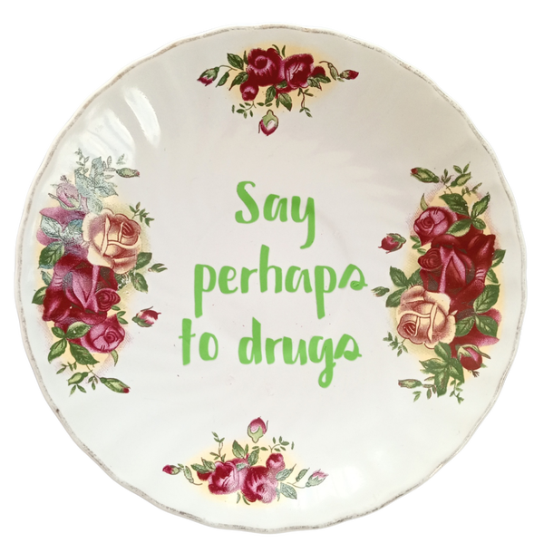 Perhaps to drugs