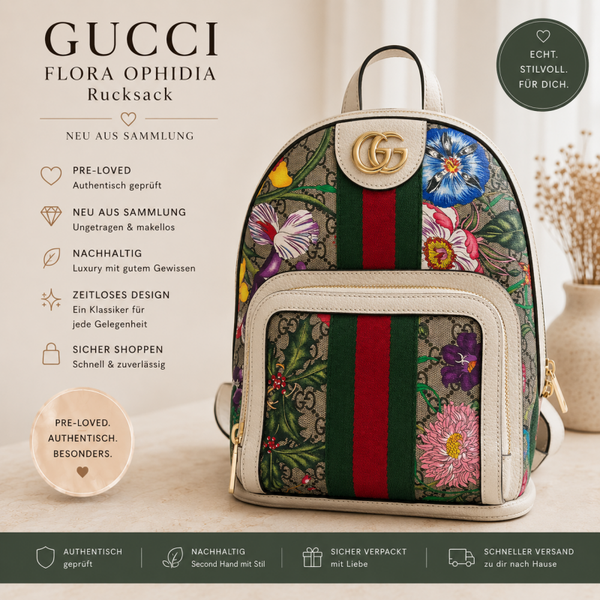 Gucci Rucksack Flora Ophidia  Neu