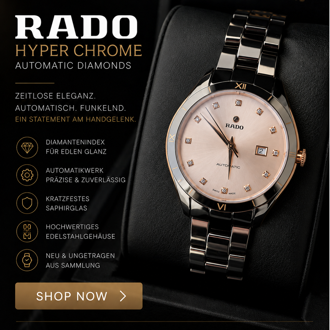Rado Hyper Chrome Automatic Diamonds 36 mm