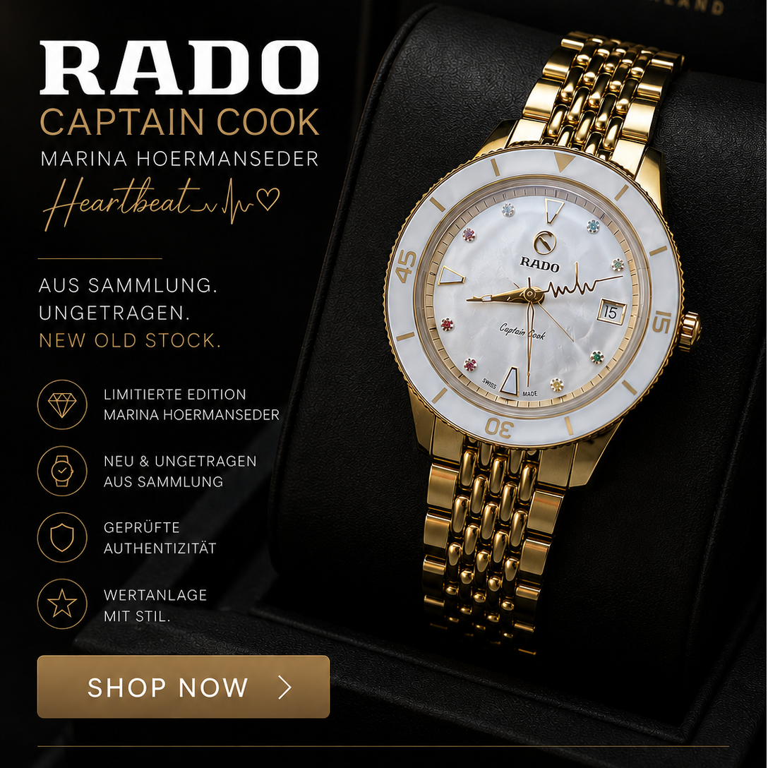 Rado Captain Cook  Marina Hoermanseder Heartbeat 37 mm