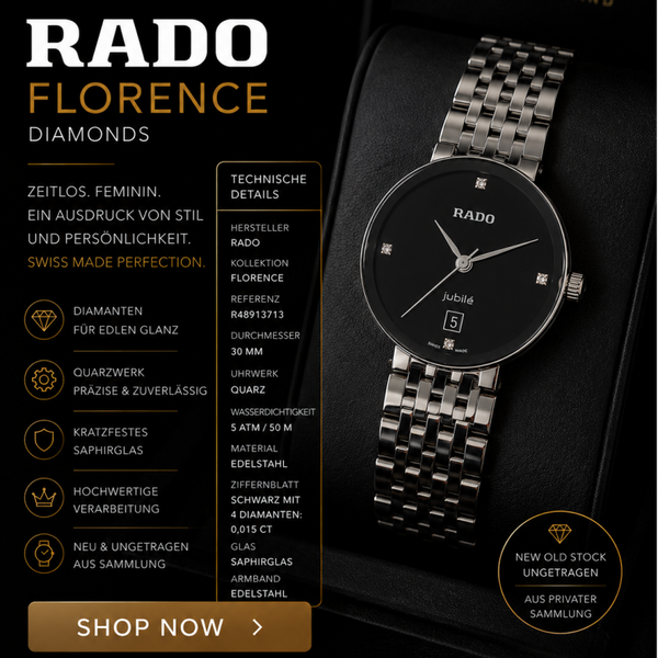 Rado Florence Diamonds Quarz 30 mm
