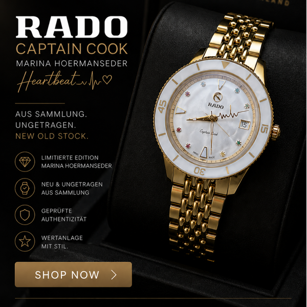 Rado Captain Cook  Marina Hoermanseder Heartbeat 37 mm