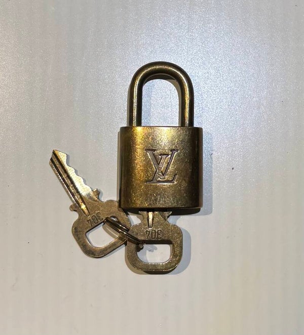 Louis Vuitton Schloss mit Schlüssel Liebesschloss