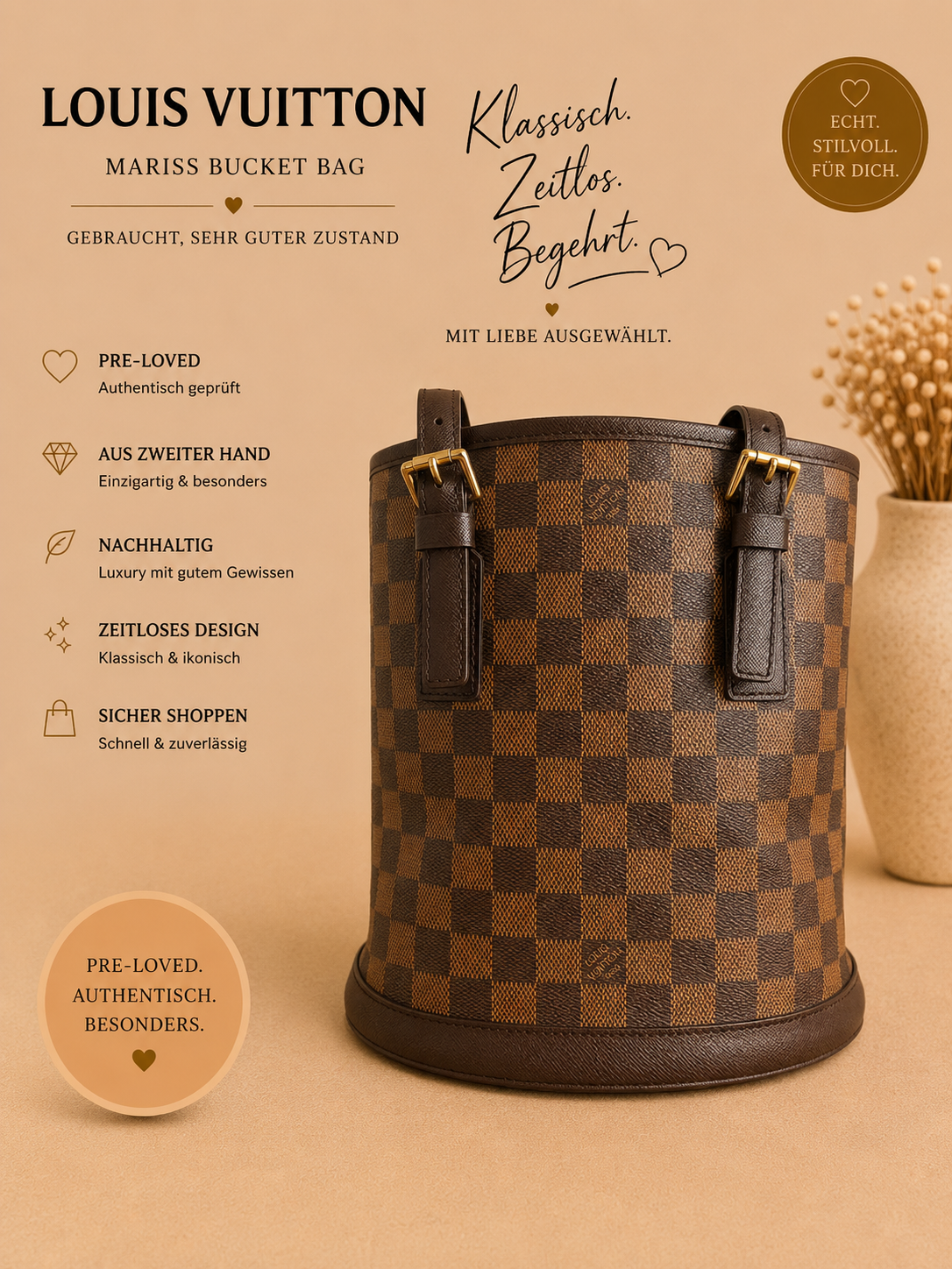 Louis Vuitton Mariss Bucket Bag