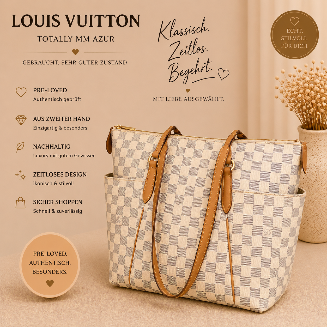 Louis Vuitton Totally MM Azur