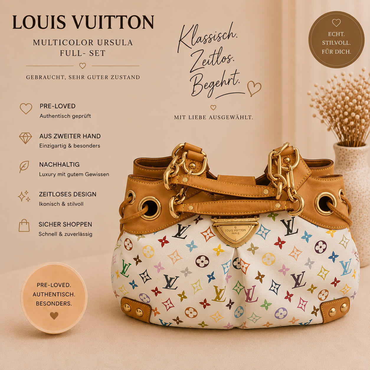 Louis Vuitton Multicolor Ursula Full- Set