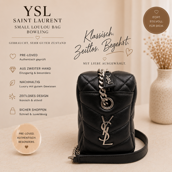 YSL Saint Laurent Small LouLou Bag Bowling