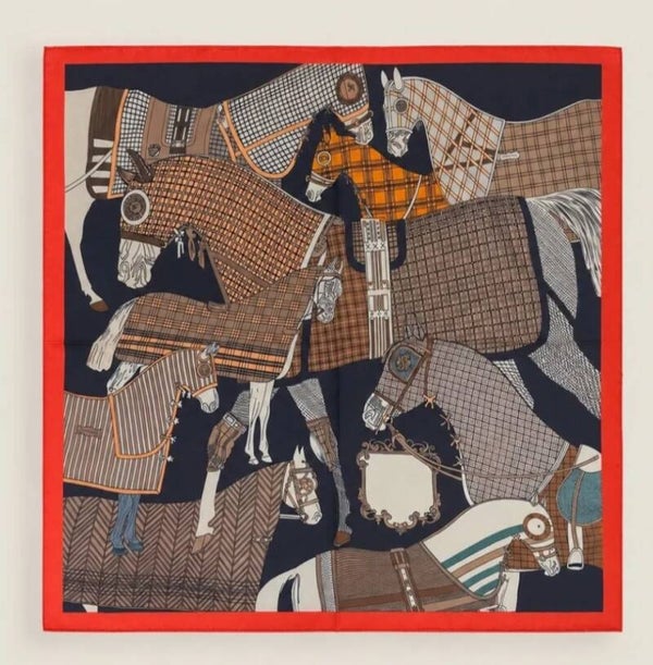 Foulard chic carré divers motifs