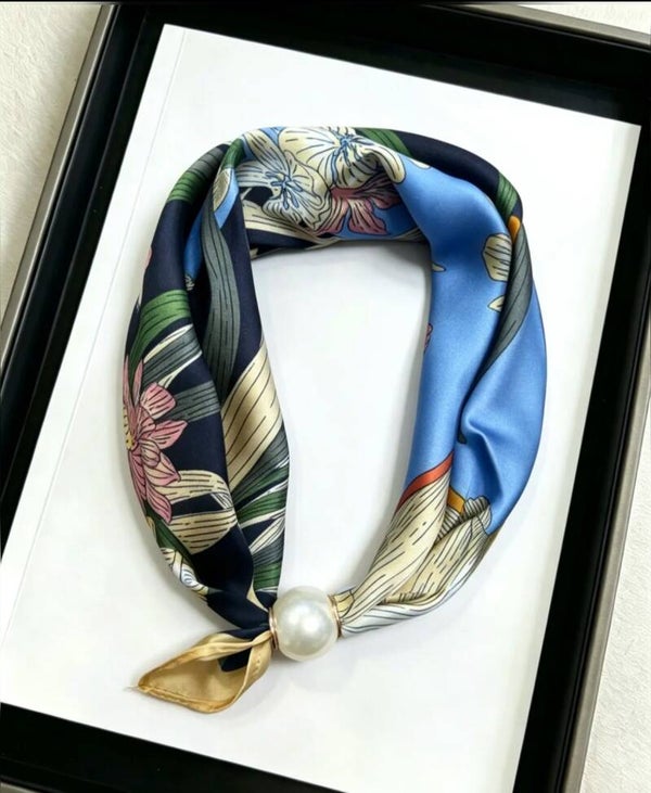 Foulard " Magic" fleuri