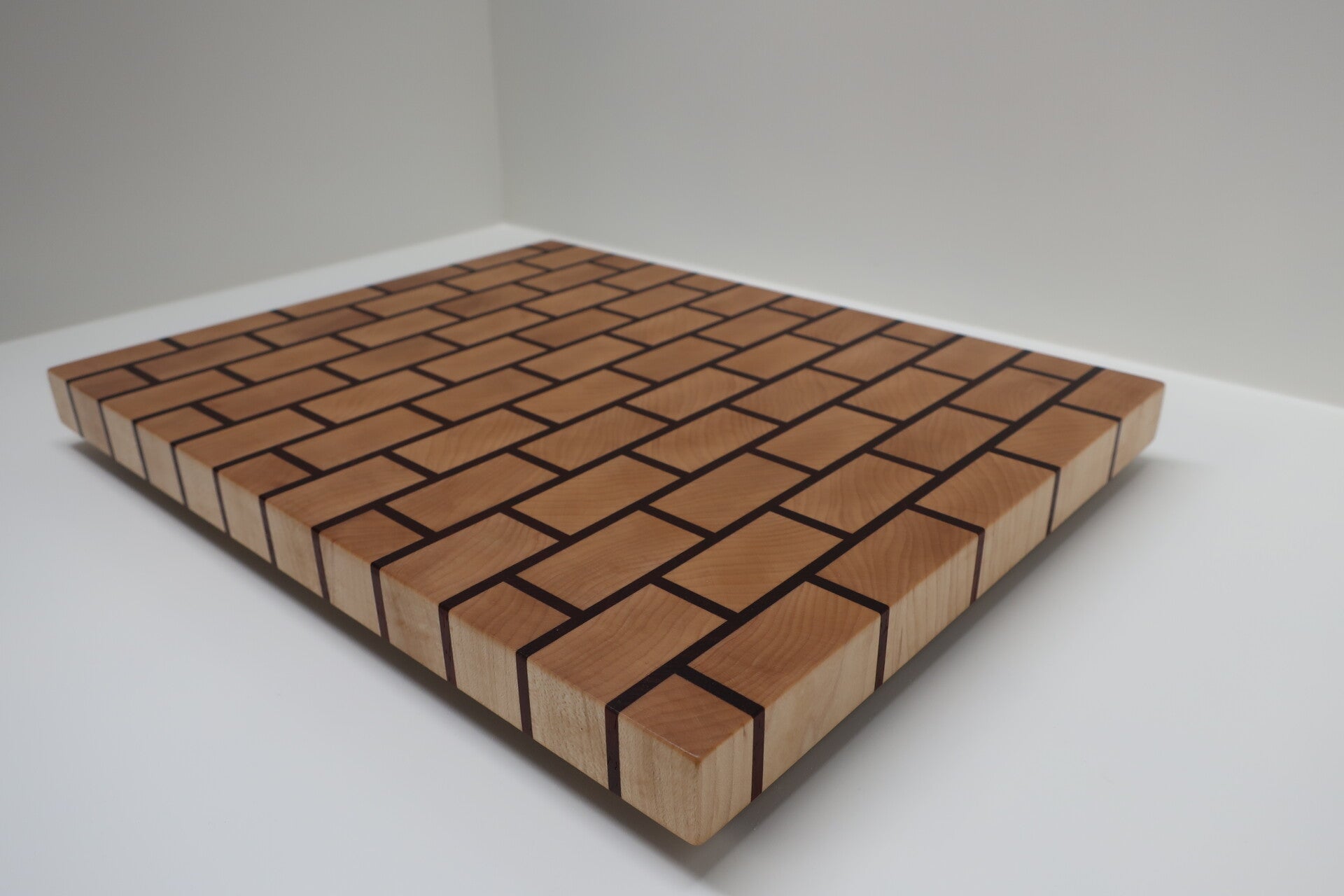 Snijplank/hakblok kopshout - esdoorn en padoek