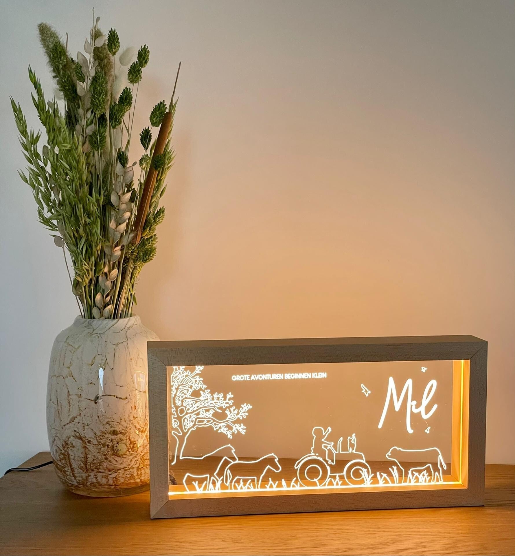 Ledlamp gepersonaliseerd