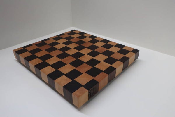 Snijplank/hakblok kopshout - walnoot en beuk