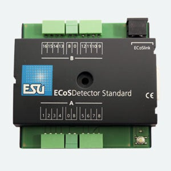 ESU 50096 ECoSDetector Standard Rückmeldemodul für 3-Leiteranlagen. 16 Digitale Inputs. OPTO