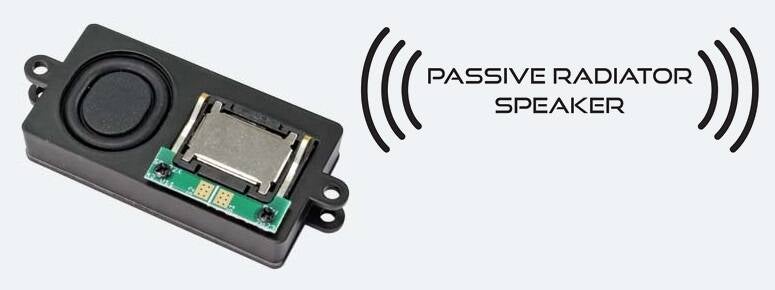 ESU 50347 Lautsprecher 22mm x 42mm x 8.0mm, rechteckig, 8 Ohm, Bassreflex