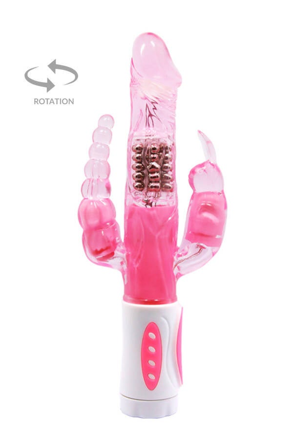 VIBRO RABBIT PRETTY BUNNY TRIPLE PLEASURE