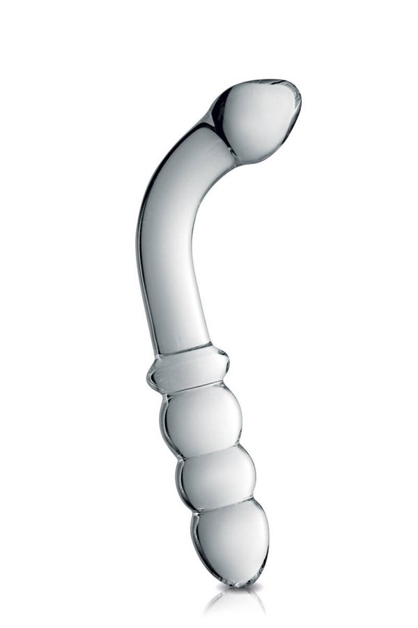 GLASS DILDO 8 TRANSPARENT