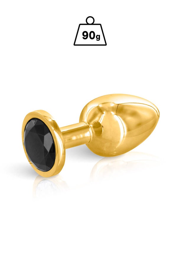 BIJOU ANAL BLACK ANGEL PLUG OR TAILLE M