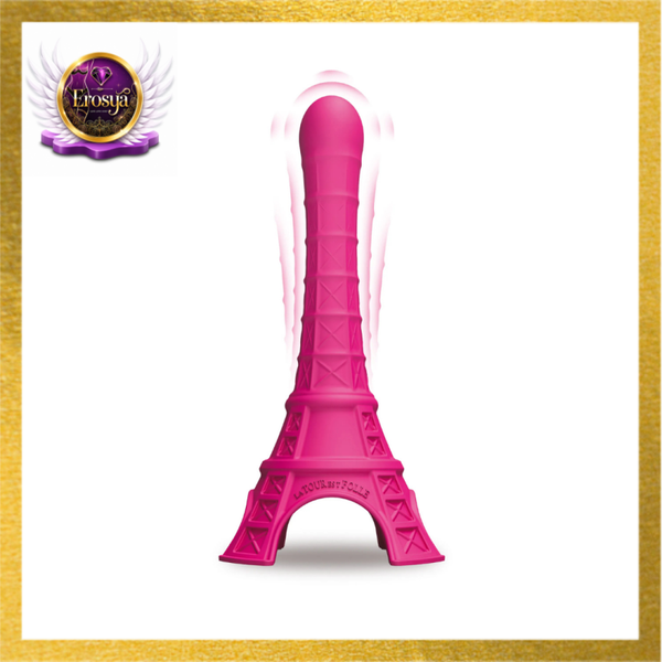 VIBROMASSEUR LA TOUR EST FOLLE VIBRO ROSE