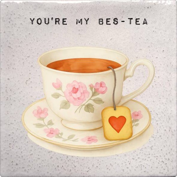 Tegeltje "You're my bes-tea"