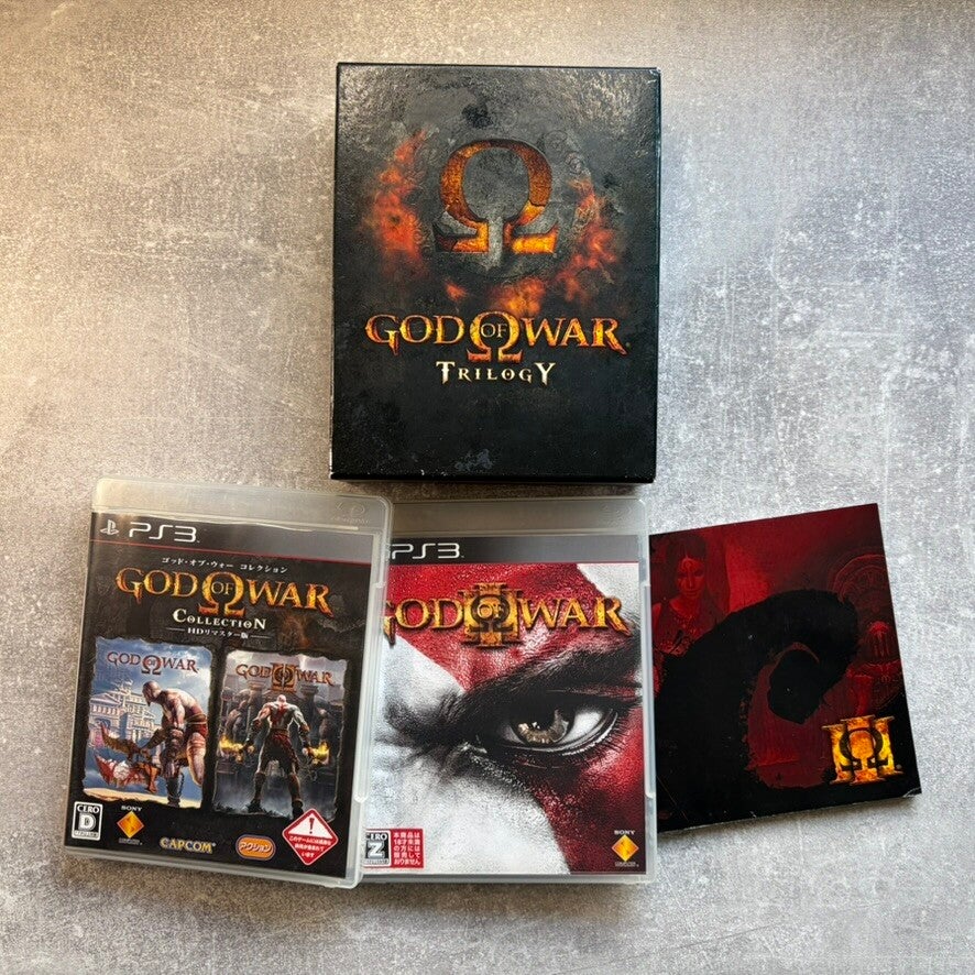 God of War Trilogy Limited Edition | PS3 | Japan Import | Exclusive Box & Art Book