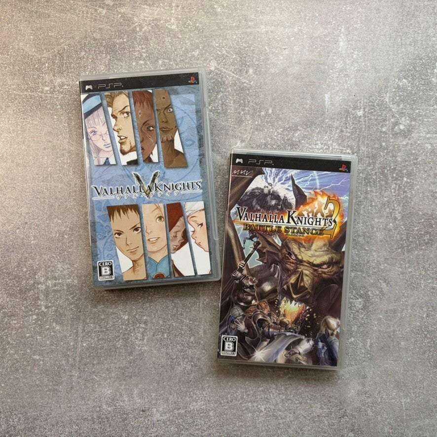 Valhalla Knights + Valhalla Knights 2 Battle Stance Bundle | PSP | Japan Import