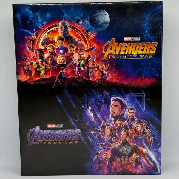 Avengers Infinity War & Endgame MovieNEX Collectible Box Blu-ray | Pre-owned