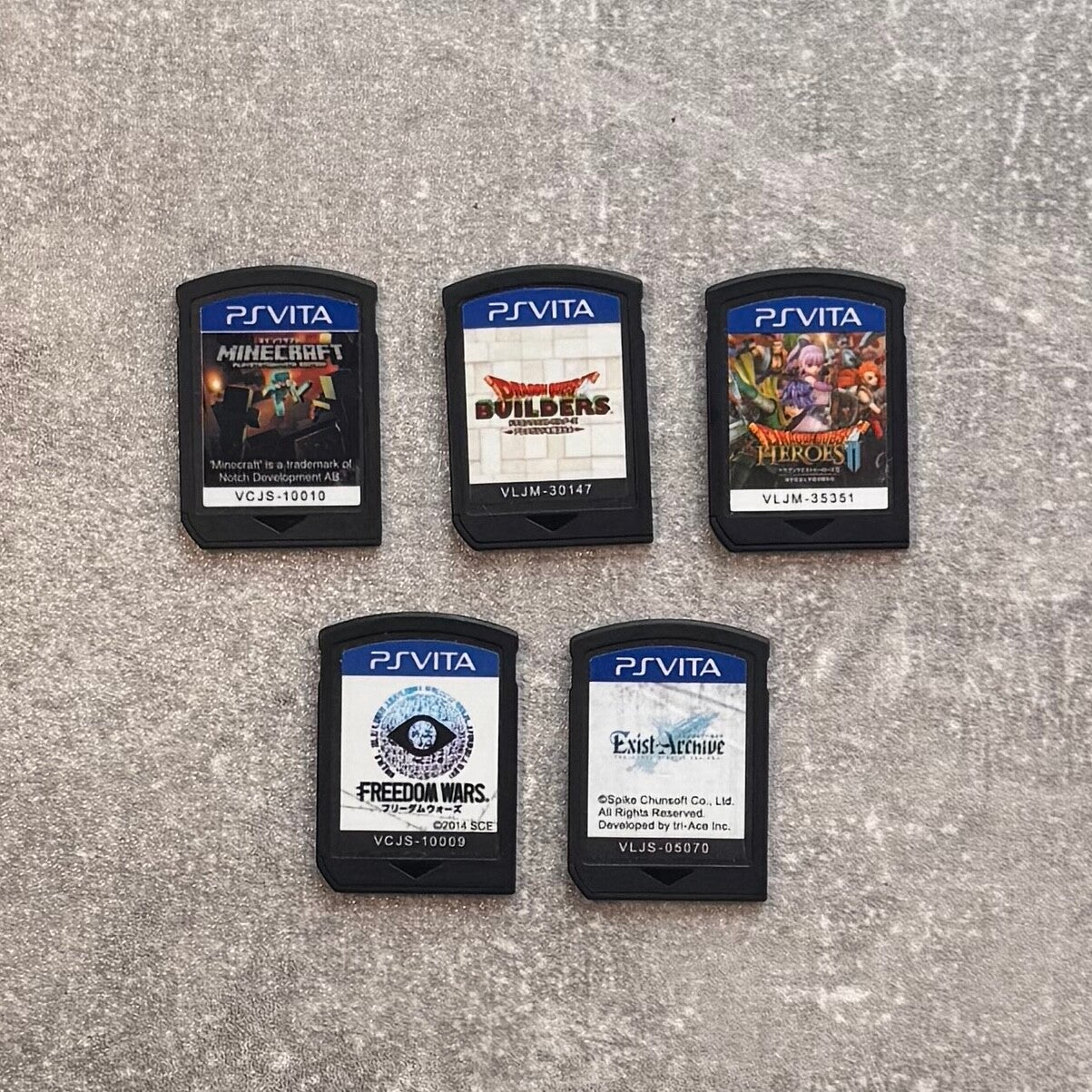 Sandbox & JRPG Adventures | 5x PS Vita Games | Loose | Japan Import | Pre-owned