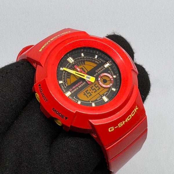 Casio G-Shock AW-582CC-4A Red | Rare Japan Import | 2010 release | Limited Edition | Pre-owned