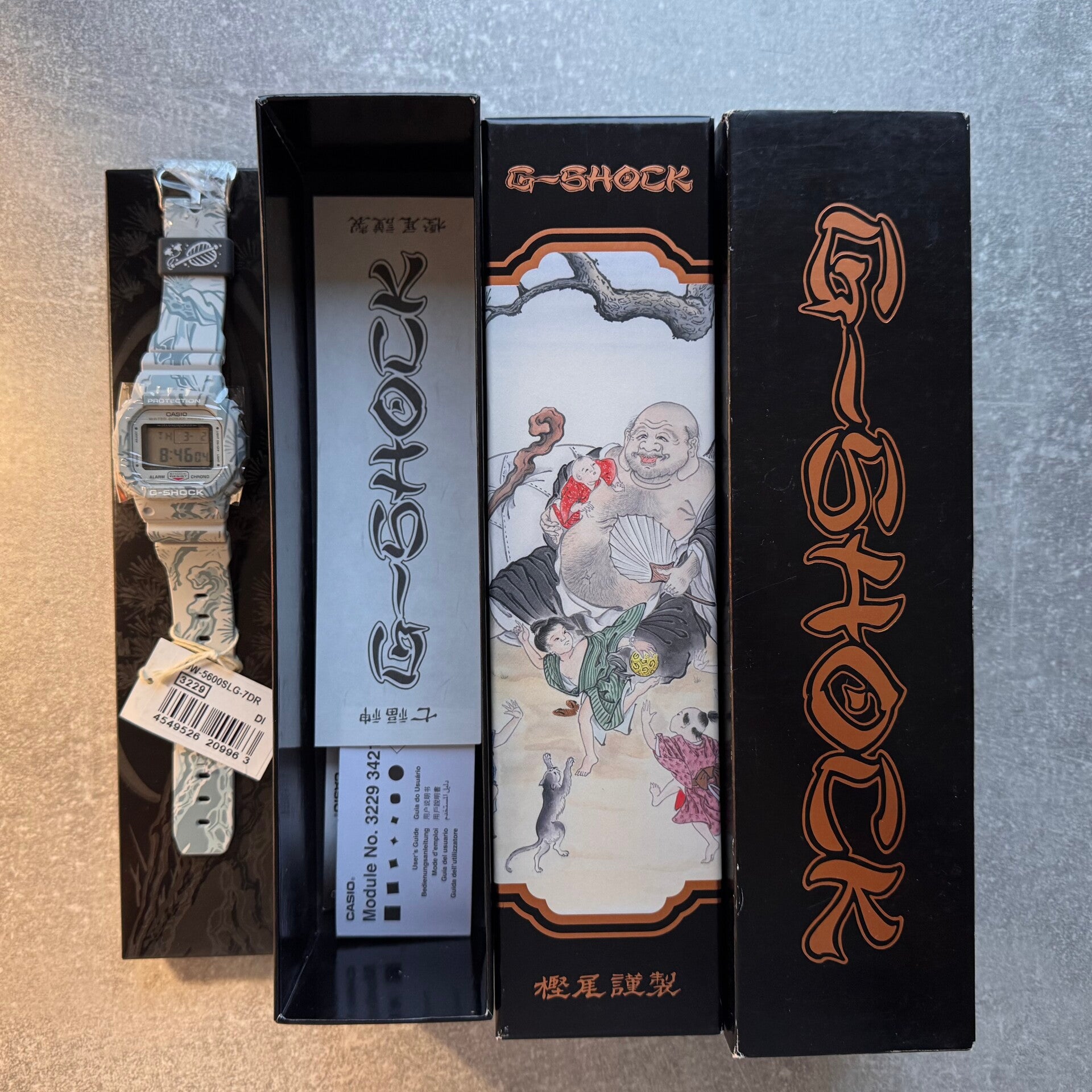 Casio G-Shock DW-5600SLG-7 | Seven Lucky Gods Series (Hotei) | Japan Import | Brand New