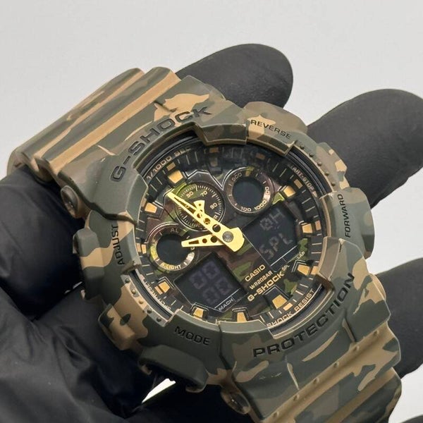 Casio G-Shock GA-100CM-5A Camouflage | Japan Import | Pre-owned