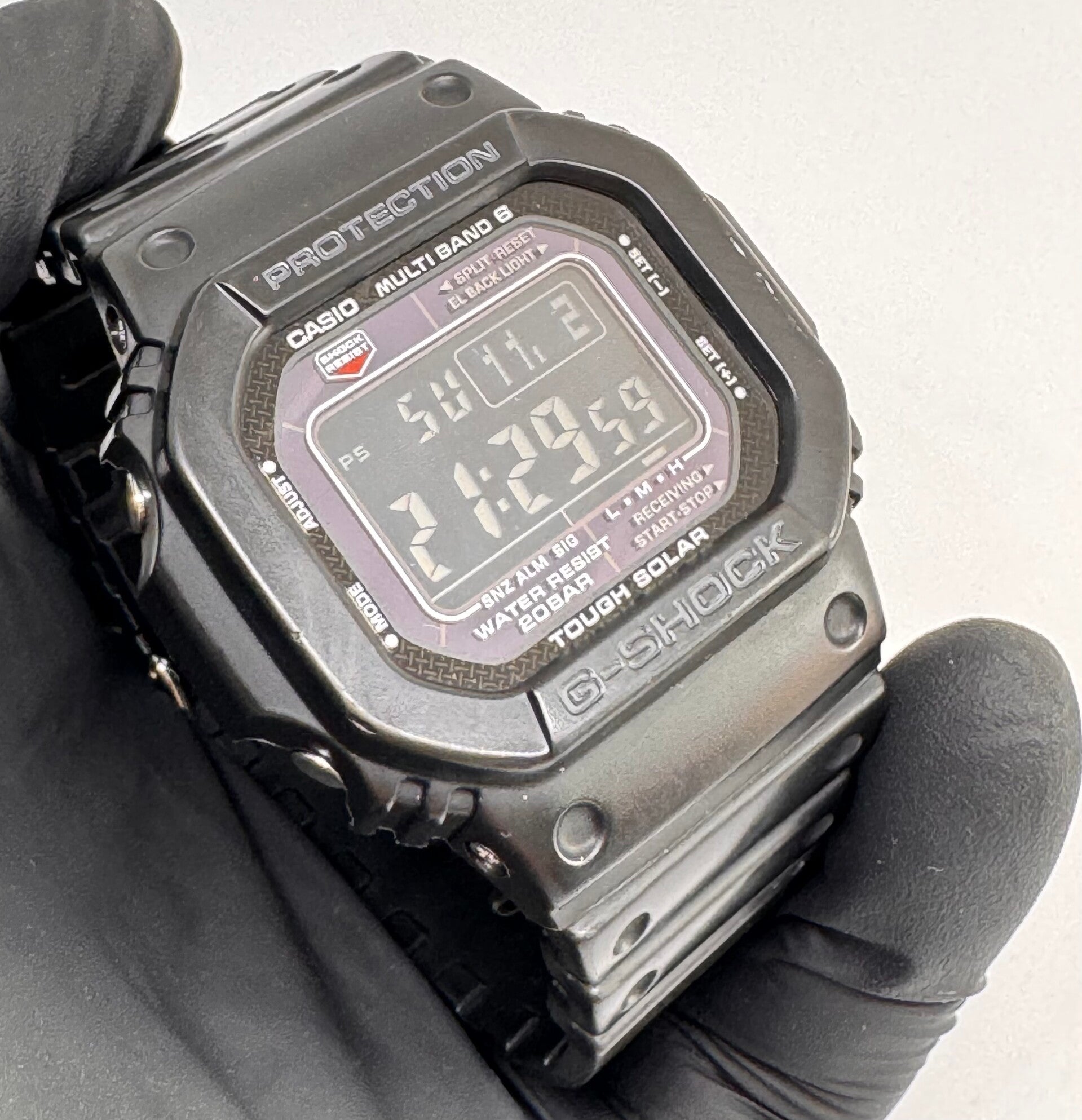 Casio G-Shock GW-M5610-1B "Black Out" collection | Japan Import Square | Tough Solar | Multi Band 6 | Pre-owned