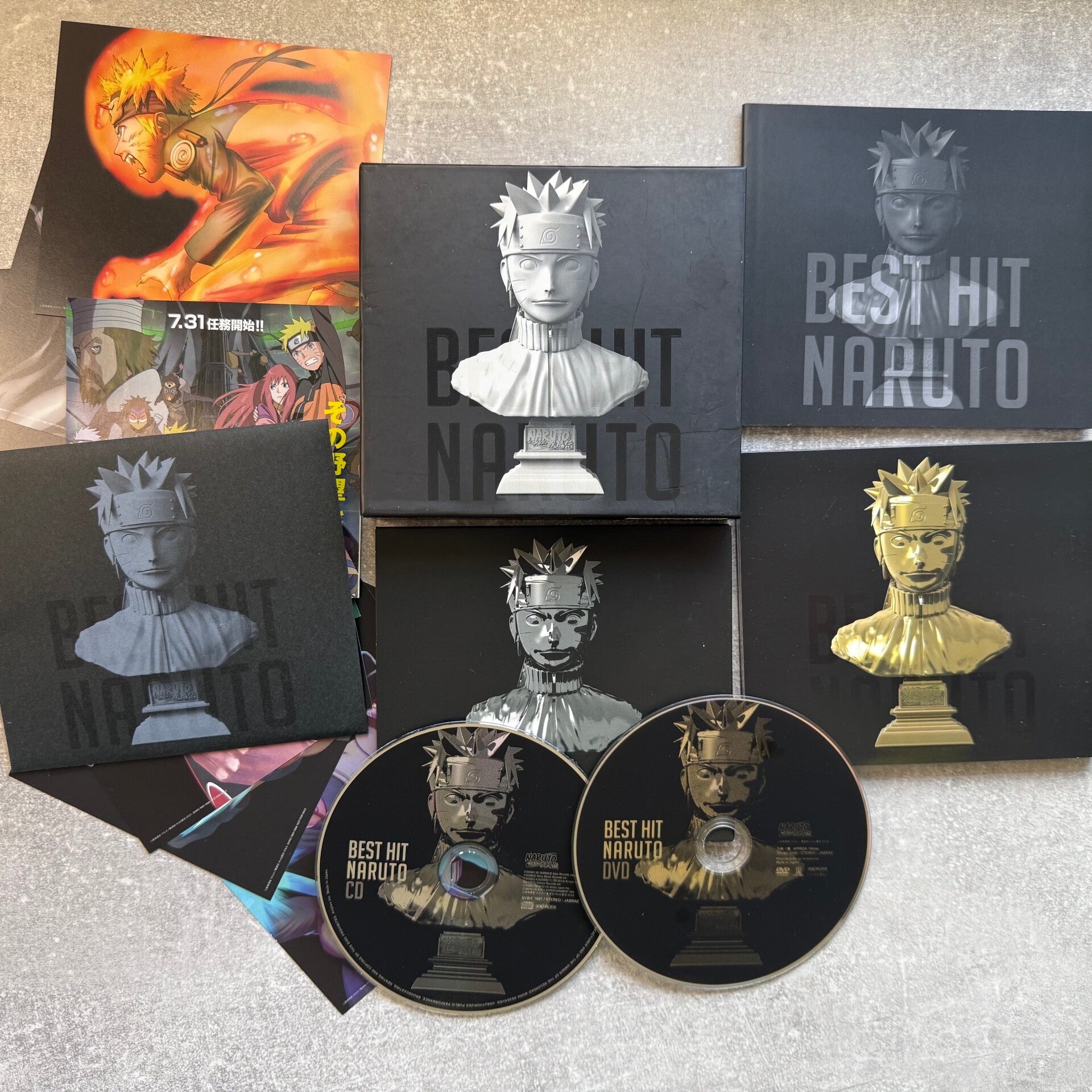 Best Hit Naruto | Limited Edition CD+DVD, 9 Cards & Lyrics Book | Japan Import