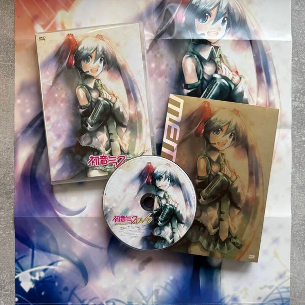 Hatsune Miku Memories | DVD + Original Slipcase & Unused A3 Poster | Japan Import