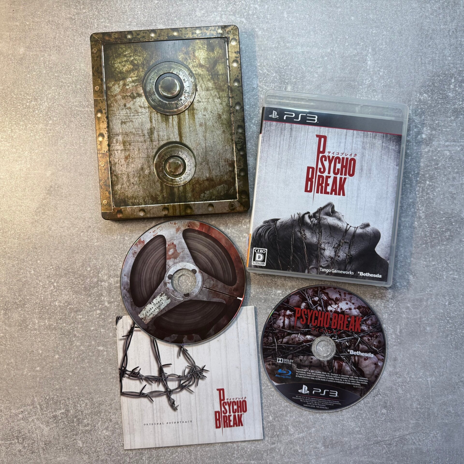 Psycho Break (The Evil Within) Limited Edition | PS3 | Steelbook & Original Soundtrack CD | Japan Import | EN support