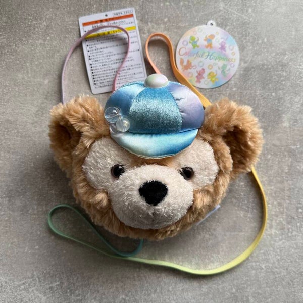 Duffy Plush Face Crossbody Bag | Duffy & Friends 20th Anniversary “Colorful Happiness” Vacation Packages Exclusive | Tokyo DisneySea