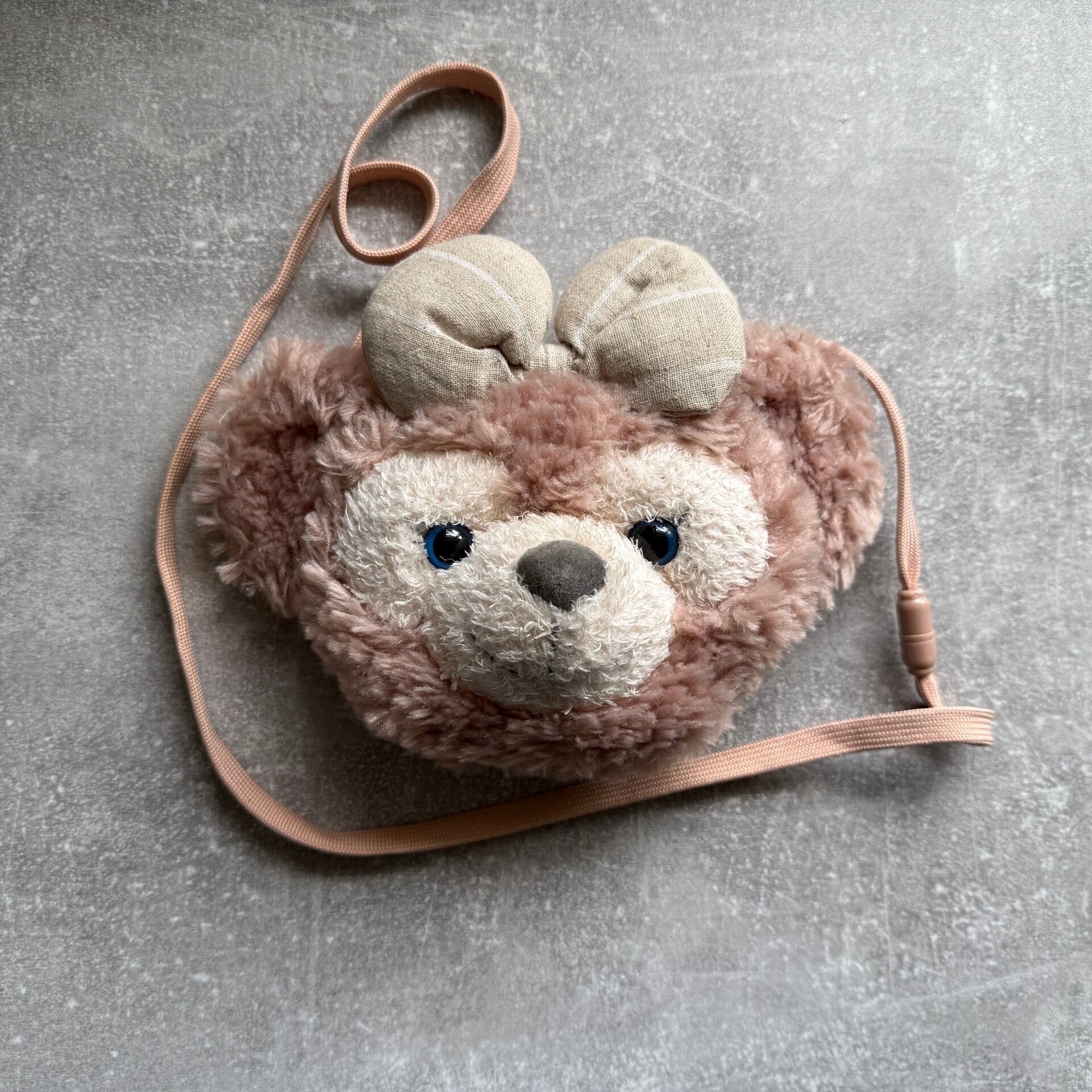 ShellieMay Plush Face Crossbody Bag | Tokyo DisneySea | Japan Import