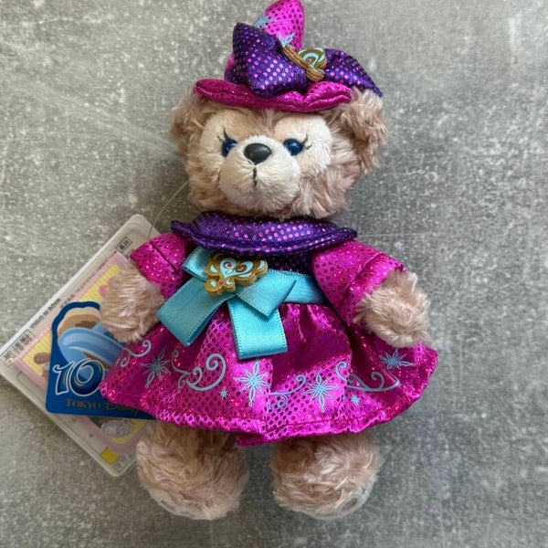 Tokyo DisneySea 10th Anniversary “Be Magical!” ShellieMay Plush Badge Key Chain | 14 cm | With Tags | Japan Import